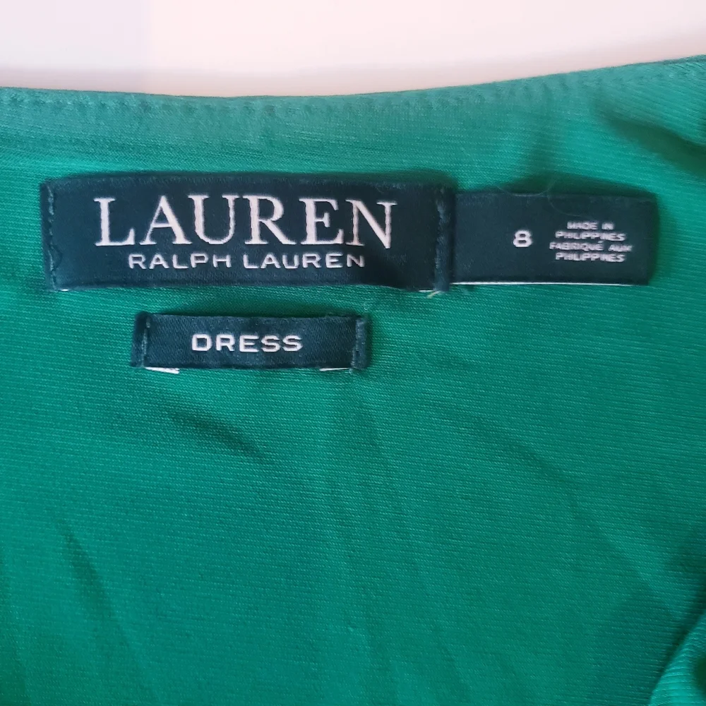 Lauren Ralph Lauren Colorblock Ruched Dress - Picture 4 of 9